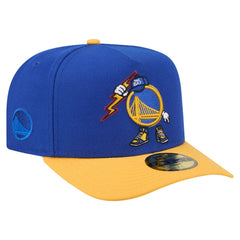 New Era - Golden State Warriors Injection Cartoon Logo A-Frame 59FIFTY Fitted Hat - Royal