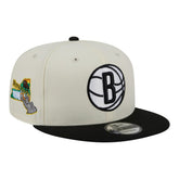 New Era - Brooklyn Nets Injection Localized 9FIFTY Snapback Hat - White