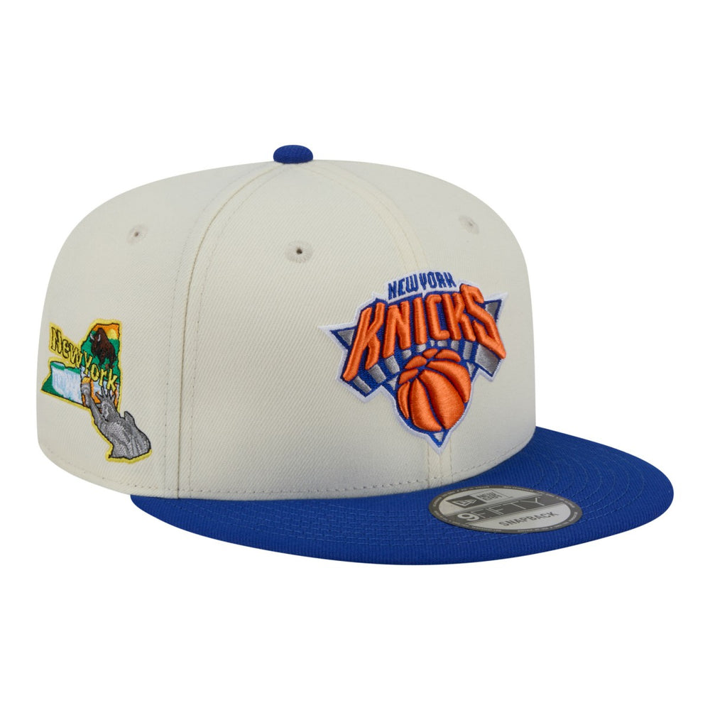 New Era - New York Knicks Injection Localized 9FIFTY Snapback Hat - White
