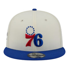 New Era - Philadelphia 76ers Injection Localized 9FIFTY Snapback Hat - White