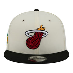 New Era - Miami Heat Injection Localized 9FIFTY Snapback Hat - White