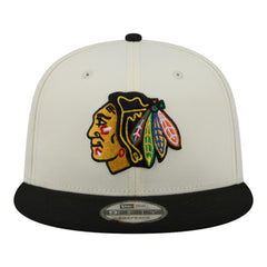Chicago Blackhawks New Era Injection Localized Two-Tone 9FIFTY Snapback Hat White/Black