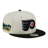 Philadelphia Flyers - New Era Injection Localized Two-Tone 9FIFTY Snapback Hat White/Black