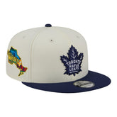 Toronto Maple Leafs - New Era Injection Localized Two-Tone 9FIFTY Snapback Hat White/Navy