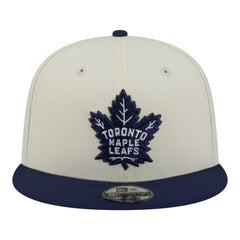 Toronto Maple Leafs - New Era Injection Localized Two-Tone 9FIFTY Snapback Hat White/Navy