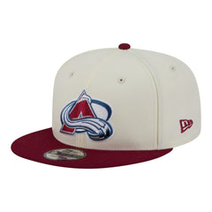 Colorado Avalanche - New Era Injection Localized Two-Tone 9FIFTY Snapback Hat White/Burgundy
