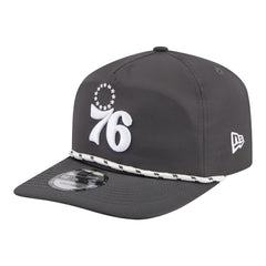 New Era - Philadelphia 76ers Tonal Rope 19TWENTY Adjustable Hat - Graphite