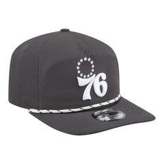 New Era - Philadelphia 76ers Tonal Rope 19TWENTY Adjustable Hat - Graphite