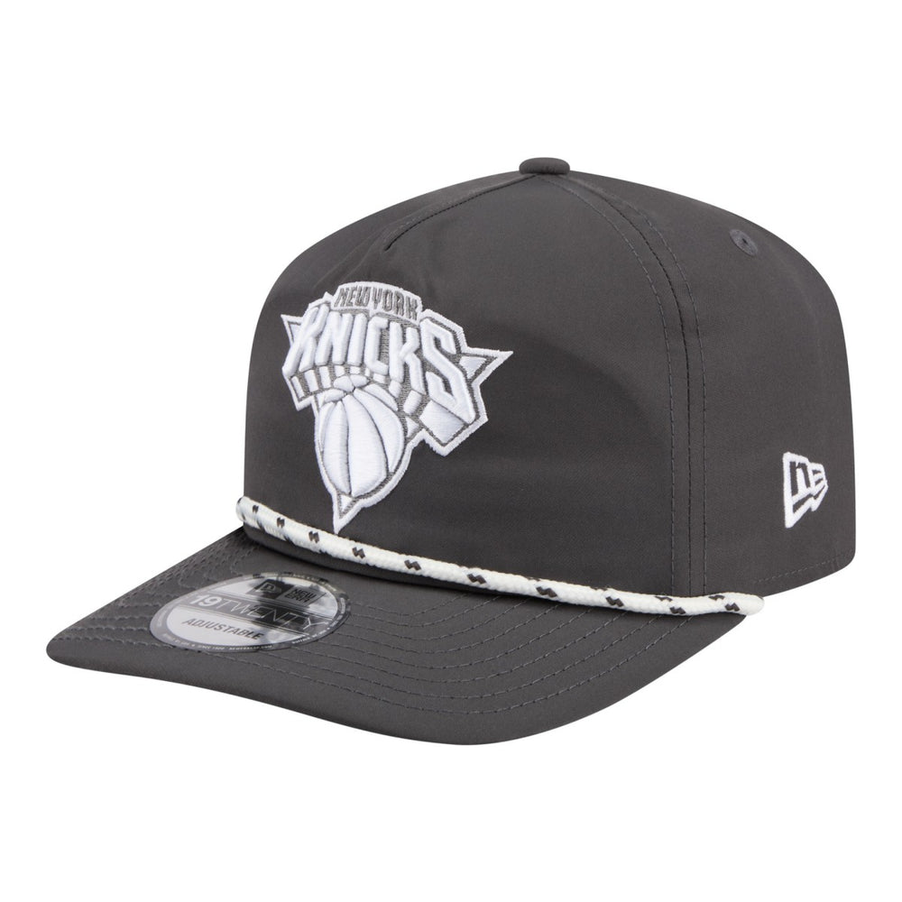 New Era - New York Knicks Tonal Rope 19TWENTY Adjustable Hat - Graphite