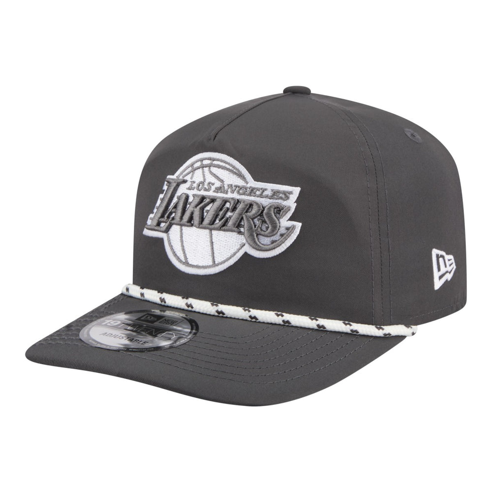 New Era - Los Angeles Lakers Tonal Rope 19TWENTY Adjustable Hat - Graphite