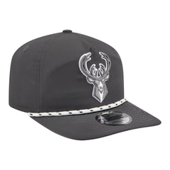 New Era - Milwaukee Bucks Tonal Rope 19TWENTY Adjustable Hat - Graphite