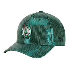 New Era - Boston Celtics Women's Sequin M-Crown 9FORTY Adjustable Hat - Kelly Green