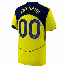 Nike Tottenham Hotspur 2025/26 Third Replica Custom Jerseys - Yellow