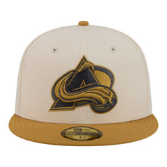 Colorado Avalanche - New Era Colorpack Two-Tone 59FIFTY Fitted Hat Cream/Tan