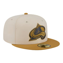 Colorado Avalanche - New Era Colorpack Two-Tone 59FIFTY Fitted Hat Cream/Tan