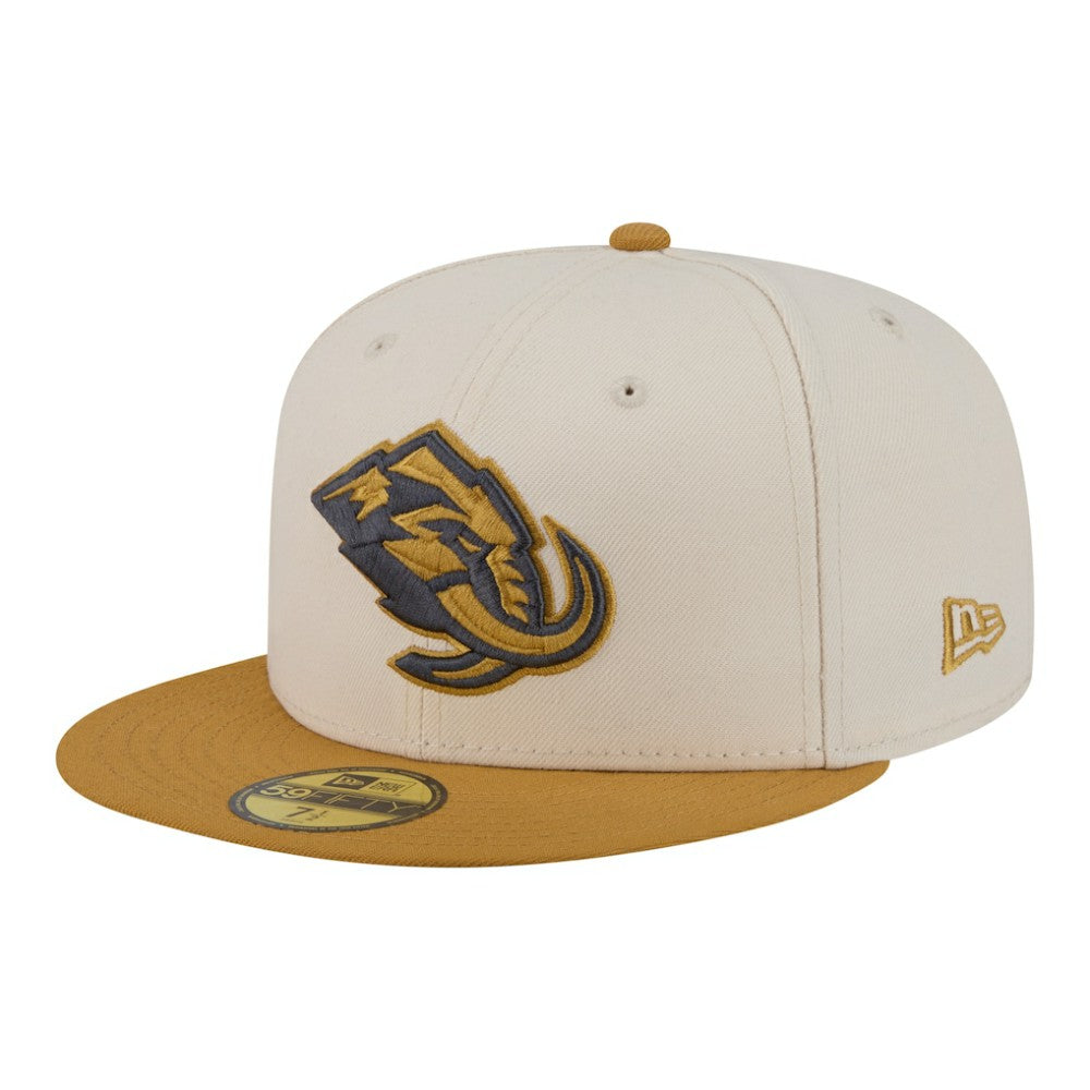 Utah Mammoth - New Era Colorpack Two-Tone 59FIFTY Fitted Hat Cream/Tan