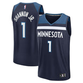 Fanatics - Terrence Shannon Jr. Minnesota Timberwolves Fast Break Replica Jersey - Navy - Icon Edition