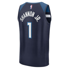 Fanatics - Terrence Shannon Jr. Minnesota Timberwolves Fast Break Replica Jersey - Navy - Icon Edition