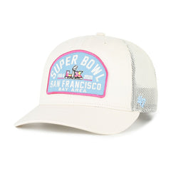 Super Bowl LX '47 Leland Adjustable Trucker Hat Natural - 47 brand