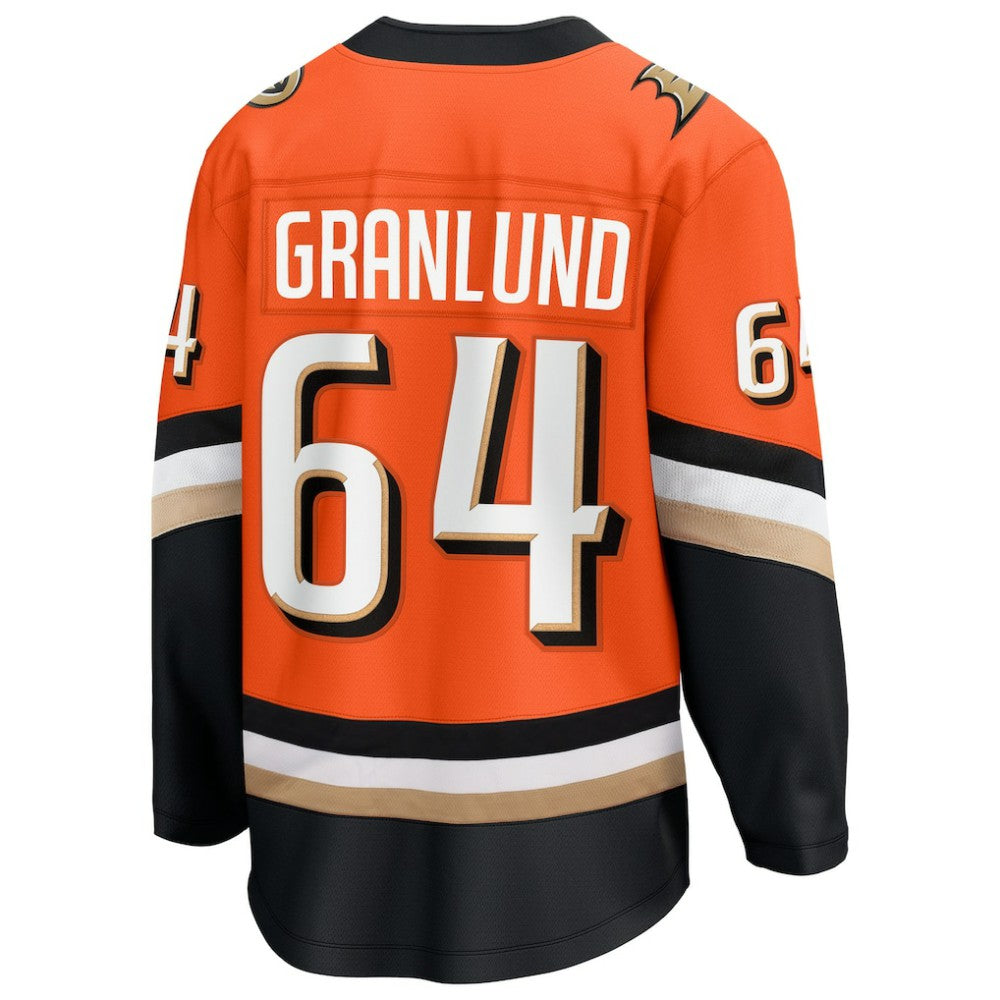 Mikael Granlund Anaheim Ducks Fanatics Home Breakaway Jersey - Orange | NHL Jerseys