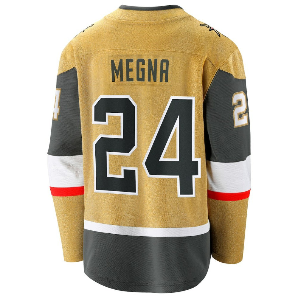 Jaycob Megna Vegas Golden Knights Fanatics Home Breakaway Jersey - Gold | NHL Jerseys