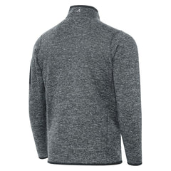 NBA - Orlando Magic Antigua New Logo Fortune Quarter-Zip Pullover Jacket - Heather Gray