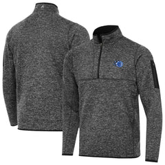 NBA - Orlando Magic Antigua New Logo Fortune Quarter-Zip Pullover Jacket - Heather Black