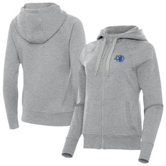NBA - Orlando Magic Antigua Women's New Logo Victory Full-Zip Hooded Sweatshirt - Heather Gray