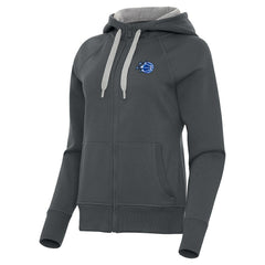 NBA - Orlando Magic Antigua Women's New Logo Victory Full-Zip Hooded Sweatshirt - Charcoal