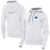 NBA - Orlando Magic Antigua Women's New Logo Victory Full-Zip Hooded Sweatshirt - White
