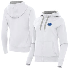 NBA - Orlando Magic Antigua Women's New Logo Victory Full-Zip Hooded Sweatshirt - White