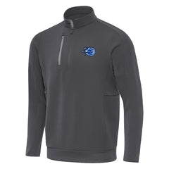 New Era - Orlando Magic Antigua New Logo Generation Quarter-Zip Pullover Top - Pewter