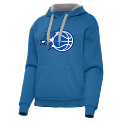 NBA - Orlando Magic Antigua Women's New Logo Victory Pullover Hoodie - Blue