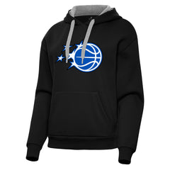 NBA - Orlando Magic Antigua Women's New Logo Victory Pullover Hoodie - Black