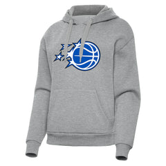 NBA - Orlando Magic Antigua Women's New Logo Victory Pullover Hoodie - Heather Gray