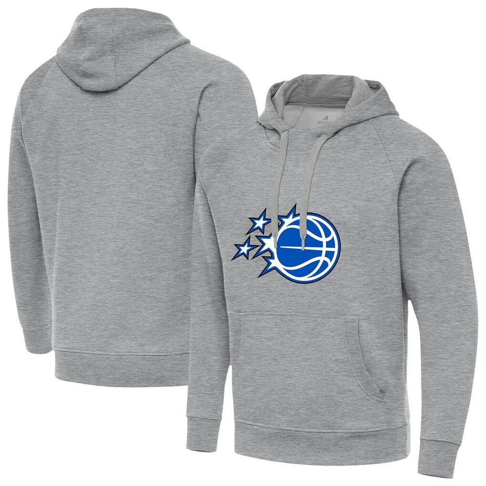 NBA - Orlando Magic Antigua New Logo Tall Victory Pullover Hoodie - Heather Gray