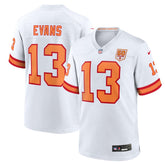 Mike Evans '76 Tampa Bay Buccaneers 50th Season Game Jersey White - Nike