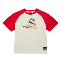 Cincinnati Reds Mitchell & Ness Women's Boyfriend Raglan T-Shirt Clearance