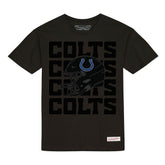 Indianapolis Colts Indiana Nights Throw It Back Heritage T-Shirt Black - Mitchell & Ness