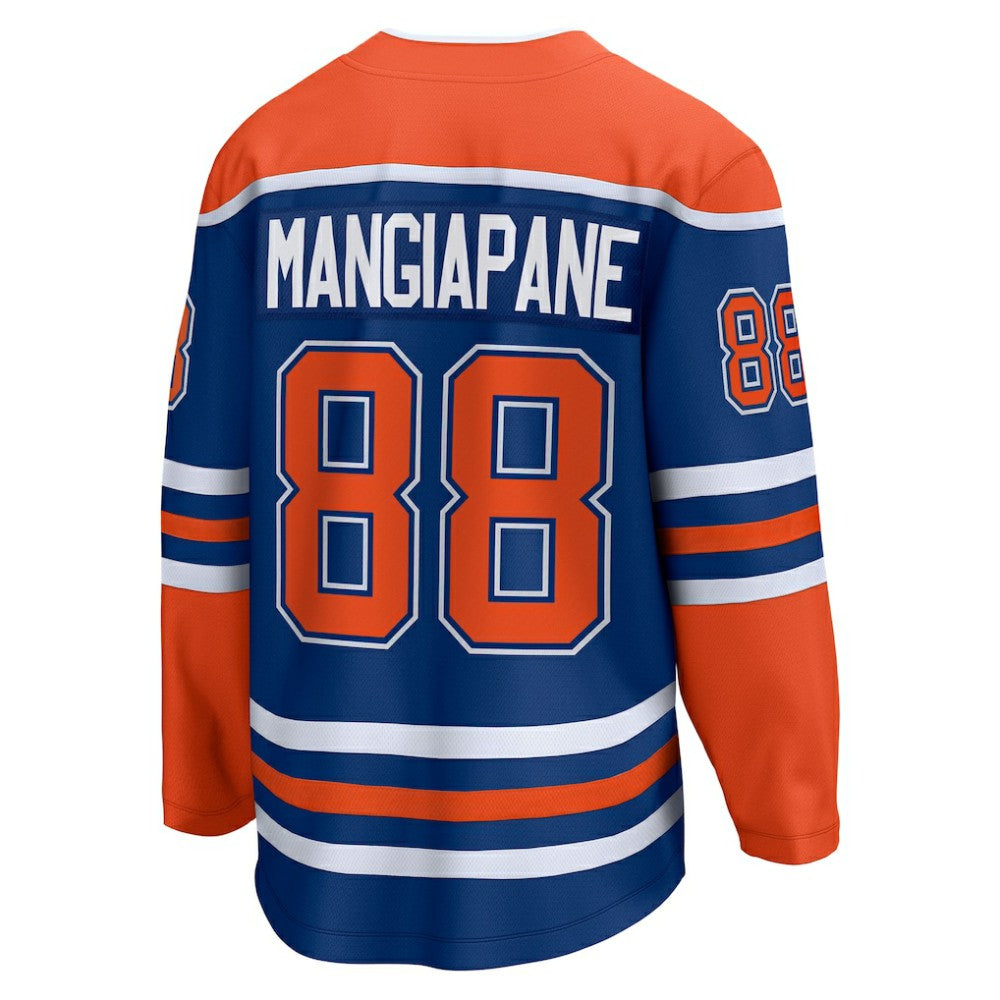 Andrew Mangiapane Edmonton Oilers Fanatics Home Breakaway Jersey - Royal | NHL Jerseys
