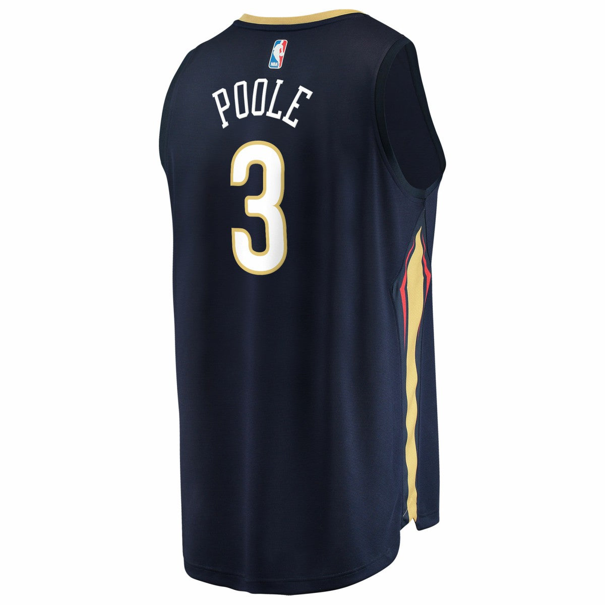 Jordan Poole New Orleans Pelicans Youth Fast Break Replica Jersey - Navy - Icon Edition | NBA Jerseys