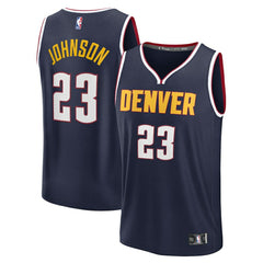 Fanatics - Cameron Johnson Denver Nuggets Youth Fast Break Replica Jersey - Navy - Icon Edition