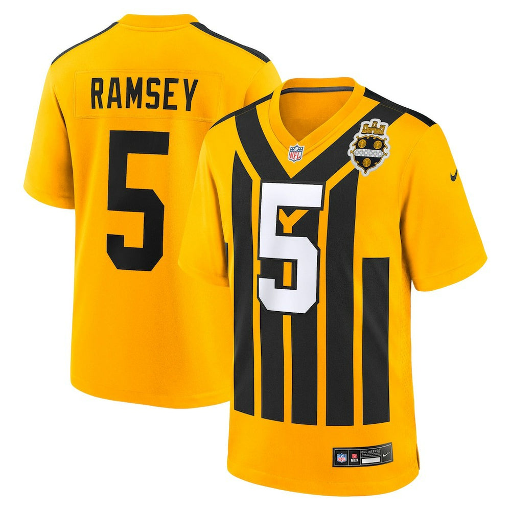 Jalen Ramsey Pittsburgh Steelers Alternate 1933 Throwback Game Jersey Gold - Nike