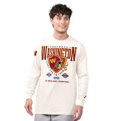 Washington Commanders Starter Champions Long Sleeve T-Shirt Cream - NFL
