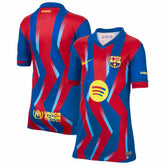 Nike Barcelona Youth 2025/26 Fourth Replica Jerseys - Blue