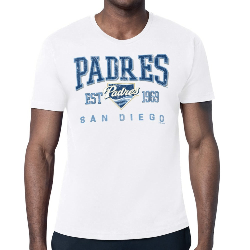 San Diego Padres Starter Distressed Logo T-Shirt Sale