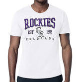 Colorado Rockies Starter Distressed Logo T-Shirt Near Me