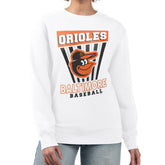 Baltimore Orioles Starter Women's Poster Print Team Fleece Pullover Sweatshirt Near Me