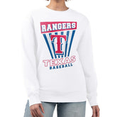 Texas Rangers Starter Women's Poster Print Team Fleece Pullover Sweatshirt for sale