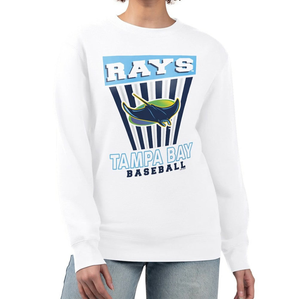 Tampa Bay Rays Starter Women's Poster Print Team Fleece Pullover Sweatshirt Lifestyle